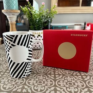 Starbucks Dot‎ Collection 2014 Black Customizable coffee Mug 473ml NEW